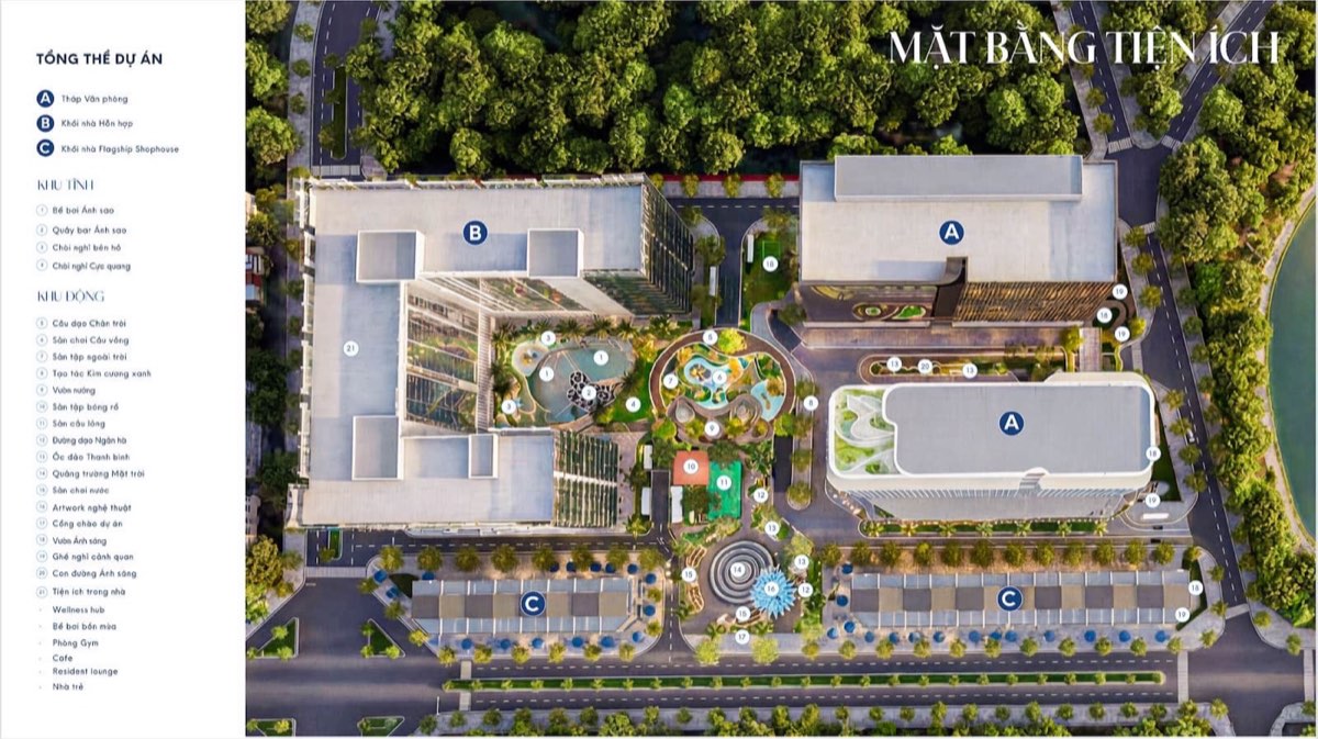 D'.Diamant Bleu - Mặt bằng tổng thể