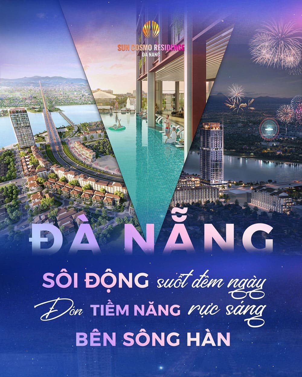 Sun Grand City Ancora - Tổ hợp căn hộ cao cấp ven sông Hồng tại Lương Yên phối cảnh tổng thể