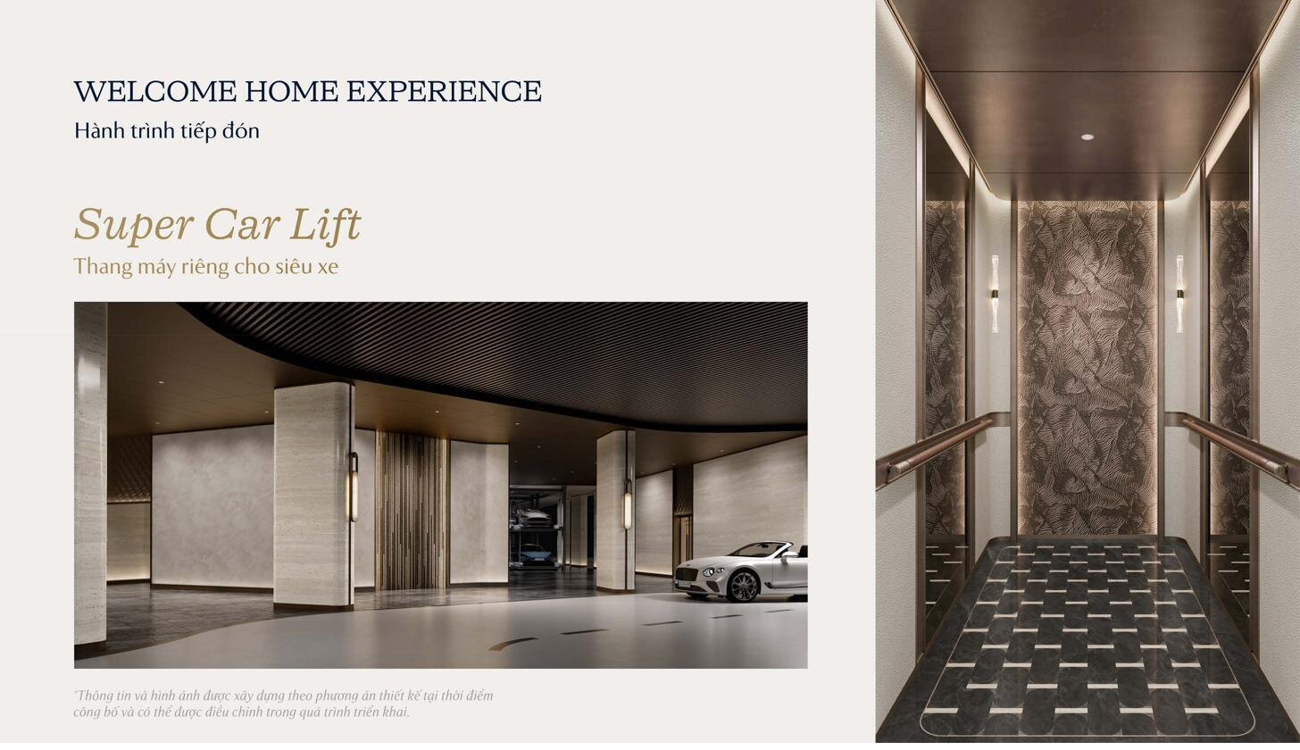 Super Car Vertical Transport Lift - Thang máy riêng cho xe thể thao The Magnolia Long Biên